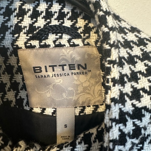 Bitten by Sarah Jessica Parker Houndstooth Pea Coat - Picture 4 of 4